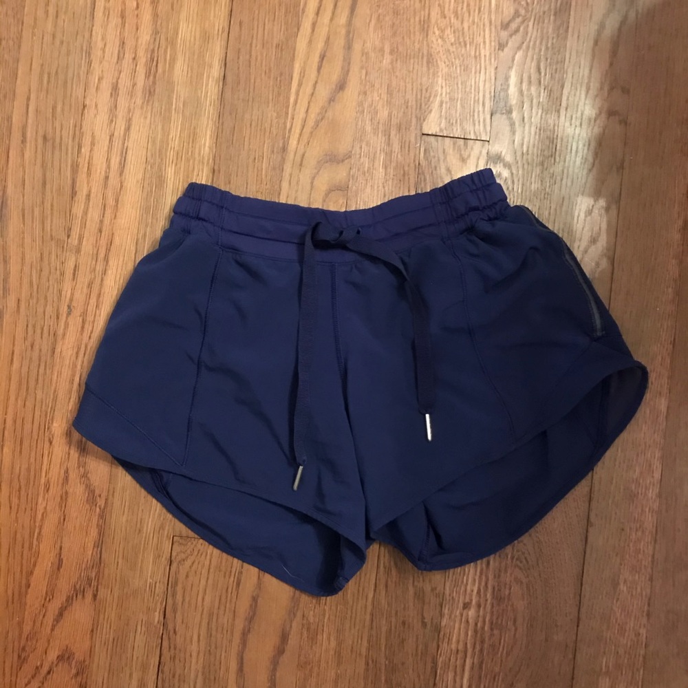 Lululemon Hotty Hot Shorts I Navy 4 inch inseam